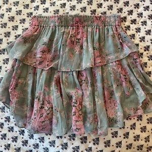 LoveShackFancy Ruffle Mini Skirt